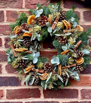 Orange and Cinnamon Wreath