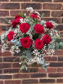 12 Red Rose Bouquet